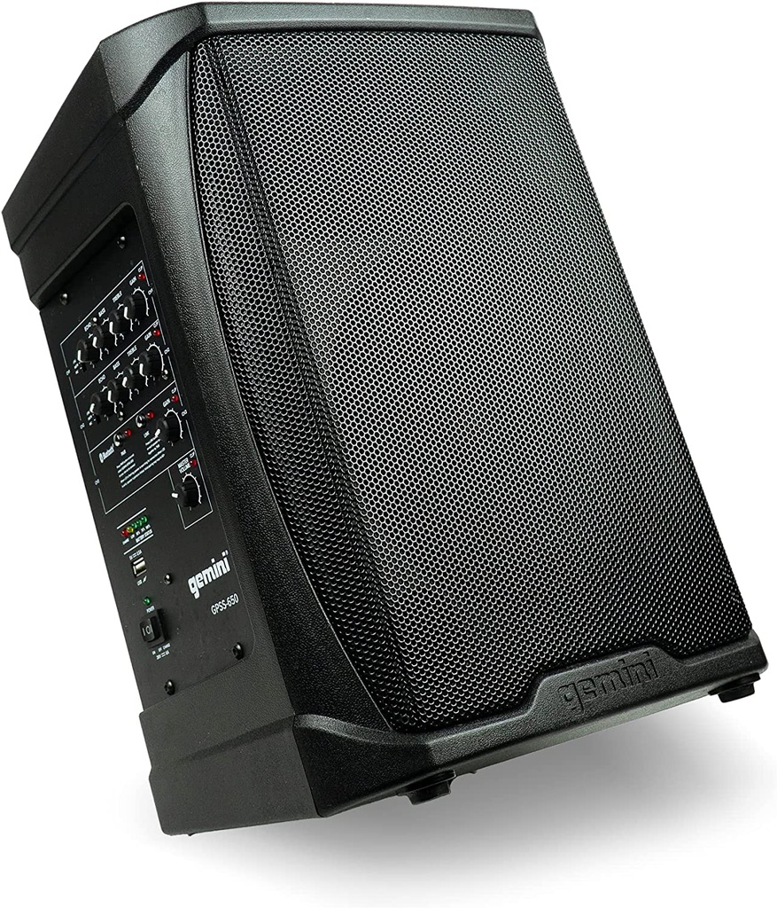 Gemini Sound GPSS-650 - Woofer de 6.5 pulgadas de 200 W de 200 W de DJ inalámbrico profesional