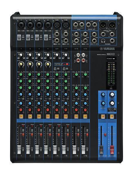 Mezcladora 12 canales Yamaha MG12