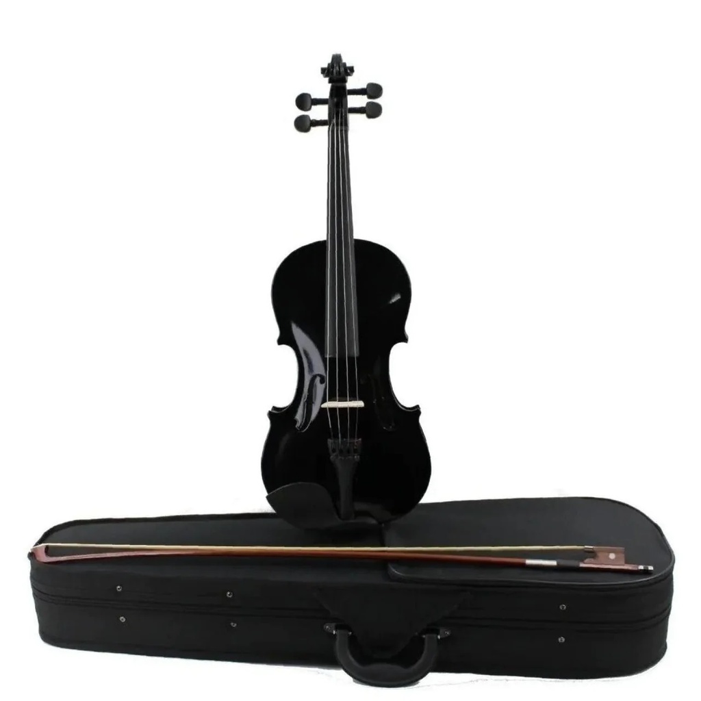 Violin 4/4 Laminado Estudiante Negro AMVL001BK