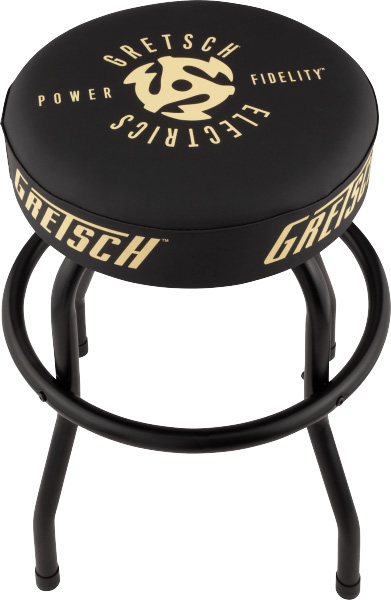 Banco Gretsch® Power & Fidelity™ Barstool, Black, 24"