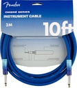 Cable Para Instrumento Fender Ombré 10ft Azul