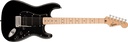 Guitarra Electrica Fender Squier Sonic Stratocaster HSS, Maple, Negra