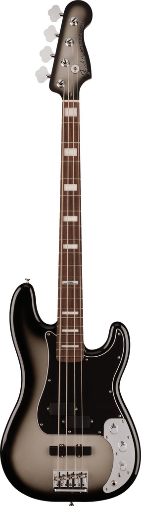 Bajo Electrico De Precision Troy Sanders Rosewood Fingerboard, Silverburst