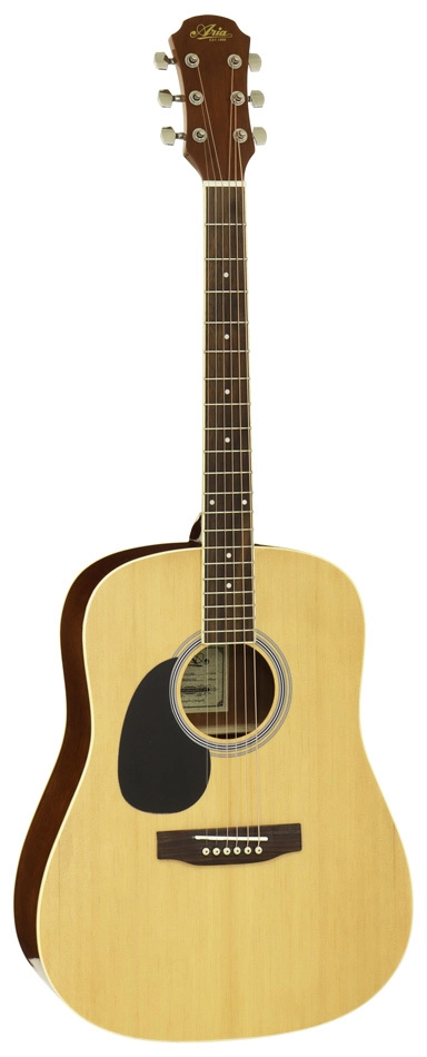 Guitarra Acustica Aria Pro II Zurda Natural