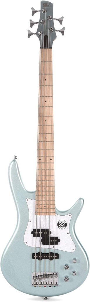 Bajo Electrico Ibanez Sr Mezzo 5 Cuerdas Verde Menta Aperlado
