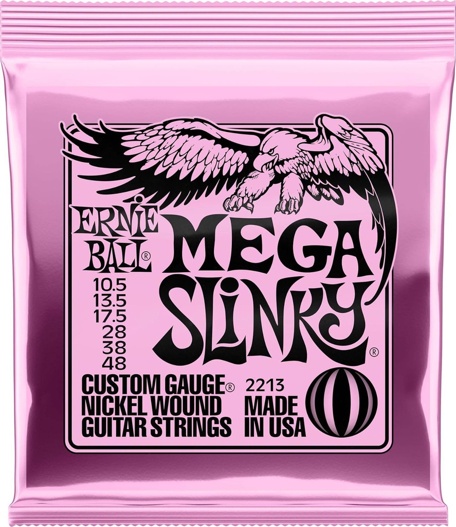 Juego de Cuerdas Para Guitarra Eléctrica Ernie Ball Niquel 010-48-- 2213