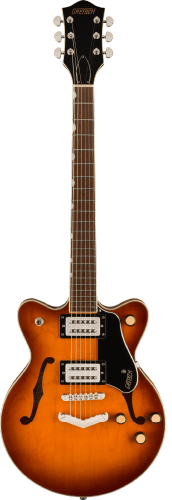 Guitarra Electrica Streamliner G2655 Center Block JR. De Doble Corte Con Cola En V