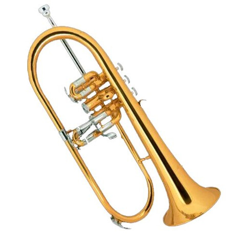 Flugel Horn (Bugle) Century Laqueado 3 Embolos-- CNFH001