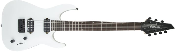 Guitarra Electrica Jackson JS32-7 Dka Ht Dinky Arch Blanco