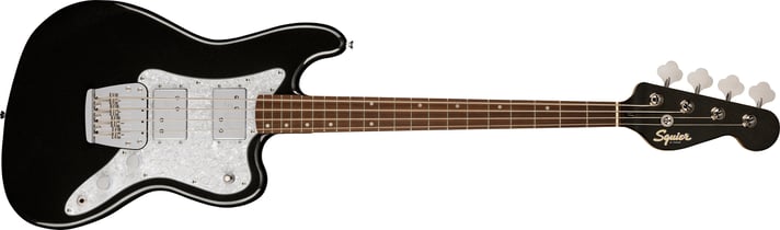 Bajo Eléctrico Squier Paranormal Rascal Bass HH Negro Metálico
