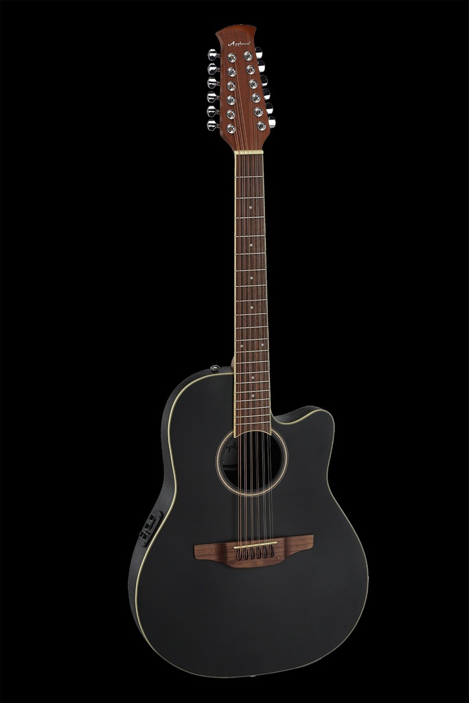 Guitarra Electroacustica Ovation Traditional Black 12 Cdas