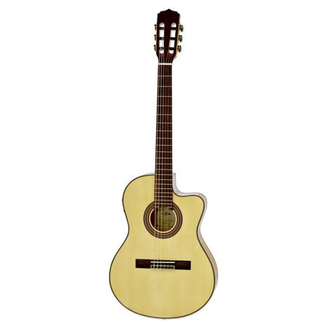 Guitarra ElectroClasica Aria Con Recorte Natural