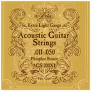 Juego De Cuerdas Para Guitarra Acustica De Bronce 11-50