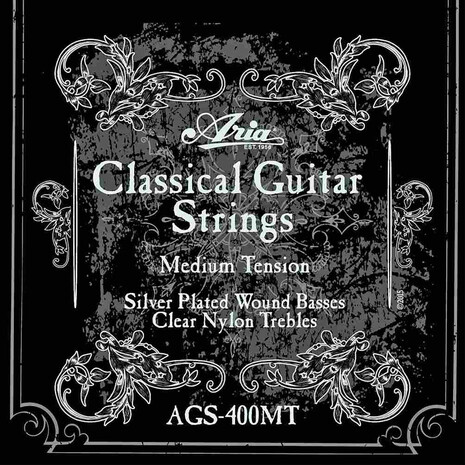 Juego De Cuerdas Para Guitarra Acustica Naylon Claro MT