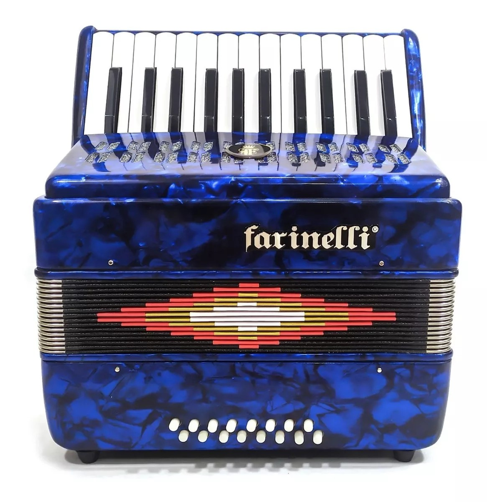 Acordeón Farinelli Teclas 2516 Azul -- 25K16BA