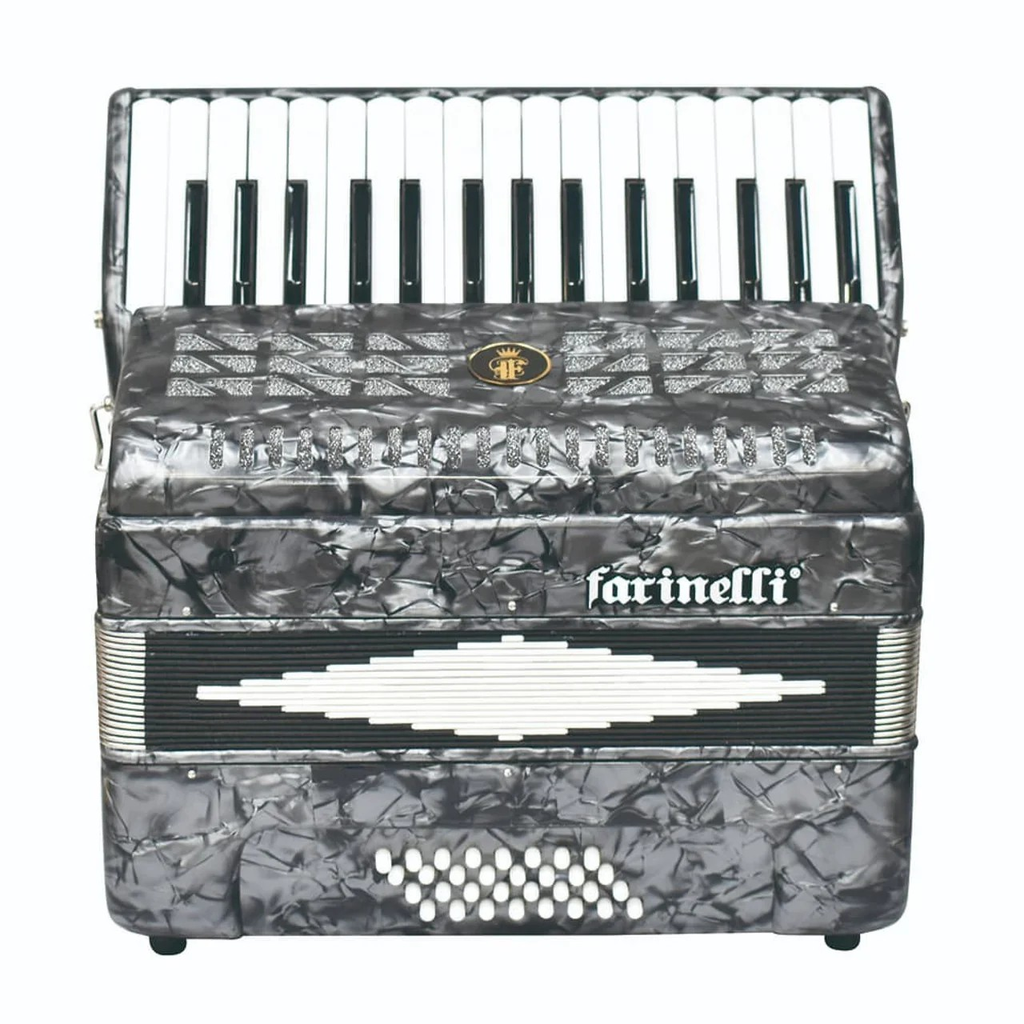 Acordeon Teclas Gris 32 teclas 32 bajos Farinelli-- 1306-1G 