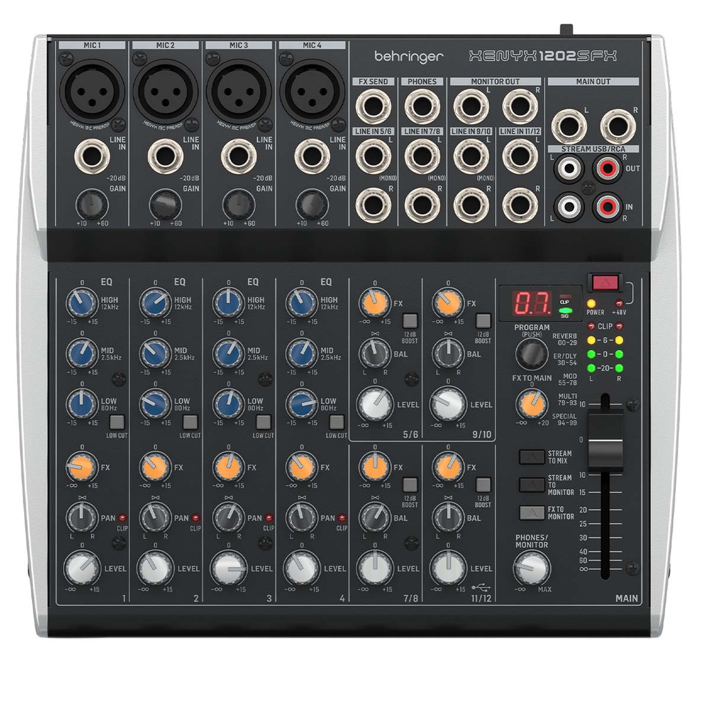 Mezcladora Behringer XENYX 1202SFX