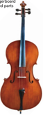 Chelo 3/4 Symphonic Contrachapado De Arce