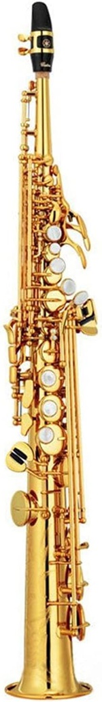 Sax Soprano Recto Symphonic Tone Bb Key Laqueado y Estuche