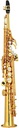 Sax Soprano Recto Symphonic Tone Bb Key Laqueado y Estuche
