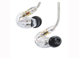 [SE215-CL] Audifonos Shure de aislamiento de sonido, IN EAR, color cristal