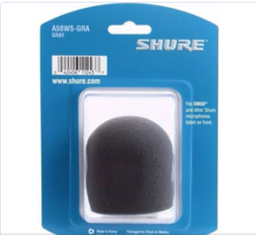 [A58WS-GRA] Cubre Polvo O Pantalla Antiviento Shure Gris
