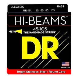 [MR-45] Juego De Cuerdas Para Bajo Electrico Medium 45-105 HI-BEAM DR