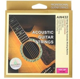 [AW432-SL] Juego De Cuerdas Para Guitarra Acustica Acero SuperLight