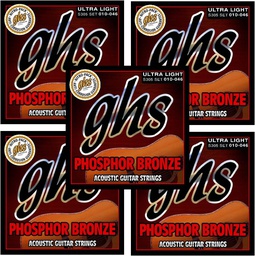 [SET S325] Juego De Cuerdas Para Guitarra Acustica Bronze y Phosphor 12-54
