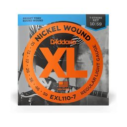 [EXL110-7] Juego De Cuerdas Para Guitarra Electrica 7 Cdas 010-059-- EXL110-7