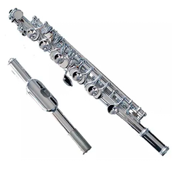 [PC-773] Flauta Piccolo Plateada Profesional Symphonic PC-773