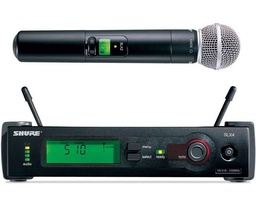 [SLX24/SM58] Microfono Inalambrico De Mano Shure Slx4 + Slx2/Sm58