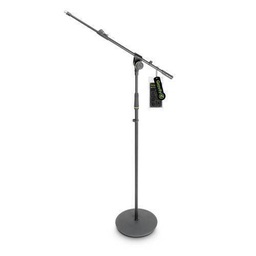 [MS2312B] Stand Para Micrófono Gravity Base Redonda  C/Boom