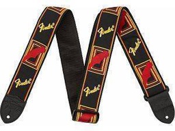 [0990681500] Tahali Fender Blk/Ylw/Red Mono Strap