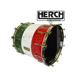 [HERCH22T10] Tambora De 22" Tricolor 10 Lugs