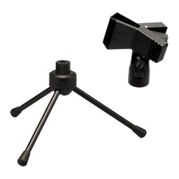 [DS011] Stand Para Microfono En Mesa Con Clip Para Microfono