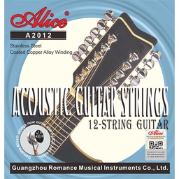 [A2012] Juego De Cuerdas Para Guitarra Docerola 12 CDAS .10/.50