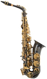 [AS-05] Sax Alto Symphonic Negro Diamante Tone Eb Key High F#-- AS-05