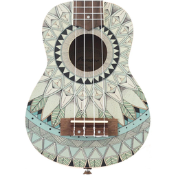 [U-21-JADE] Ukulele Soprano Jade- Incluye Funda