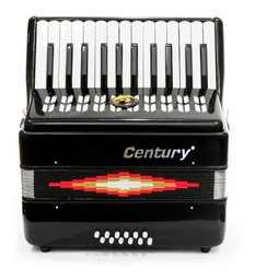 [CNAC030] Acordeon Teclas NEGRO 2512 HILL 4 VOCES C1302N CENTURY