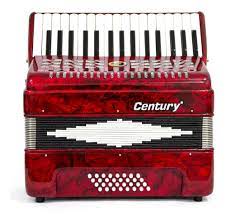 [CNAC033] Acordeón Century Teclas 3232 Rojo -- CNAC033