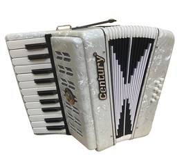 [CNAC053] Acordeon Teclas Junior 22-8 Blanco CNAC053 CENTURY