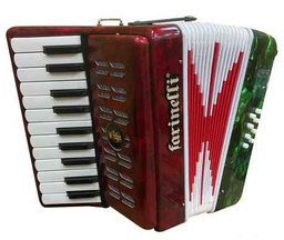 [22K8BSB] Acordeon Teclas Junior 22-8 Bandera Farinelli-- 22K8BSB