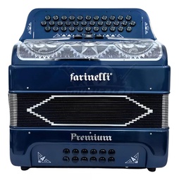 [3412FB5HG] Acordeón Farinelli Premium Botones FA Azul 5 REGS