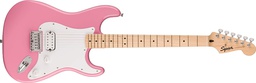 [0373302555] Guitarra Electrica Fender Squier Sonic Stratocaster, Maple, Rosa