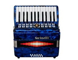 [1302A] Acordeón Farinelli Azul Teclas 2512