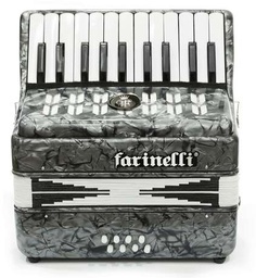 [22K8BSG] Acordeon Teclas Junior 22-8 Gris Farinelli-- 22K8BSG