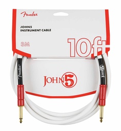 [0990810209] Cable Para Instrumento Fender Jhon 5 10ft Blanco