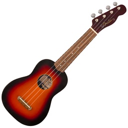 [0971610503] Ukulele Fender Soprano Venice Walnut Fingerboard 2 Color Sunburst