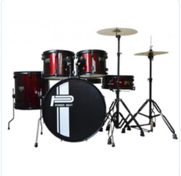 [JBP1601A-WR] Bateria Acústica PowerBeat 5 Pzas